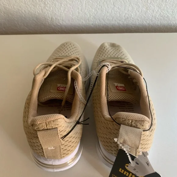 unltd Tan Sneakers with Breathable Mesh and Comfortable Fit. - Picture 3 of 9